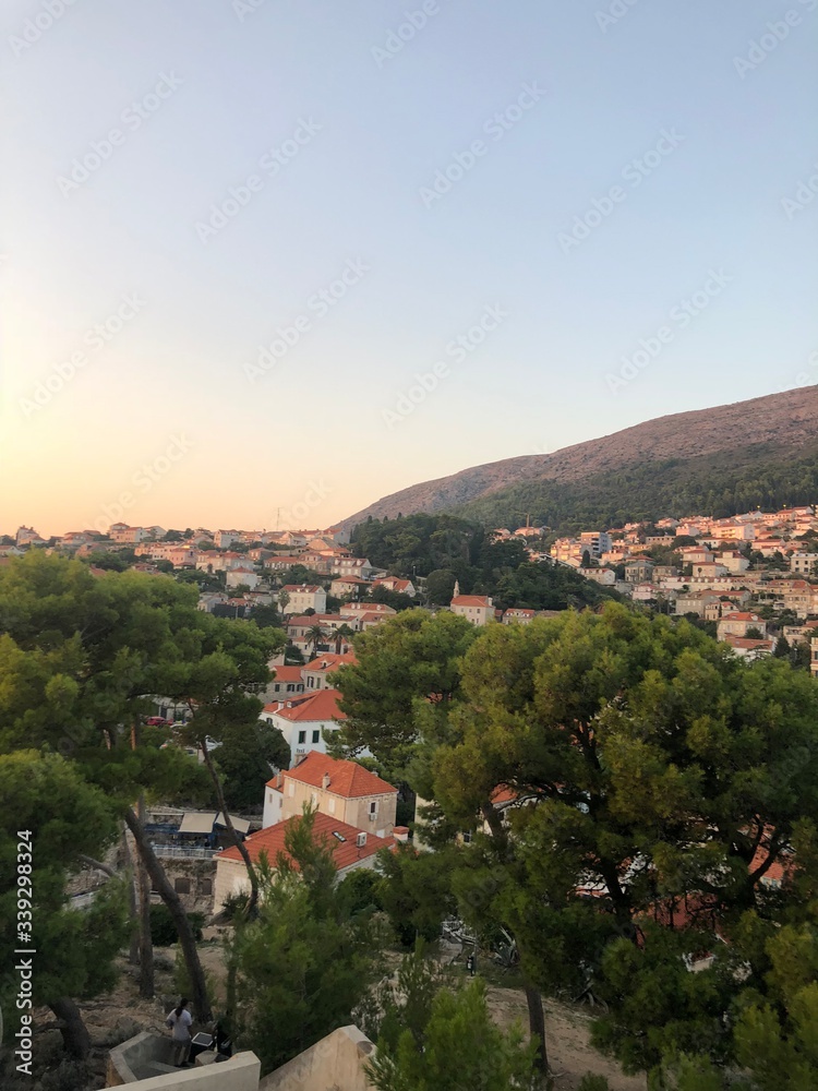 view of the city of dubrovnik 