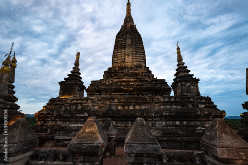 Temples of Bagan, Myanmar, in the early morning light