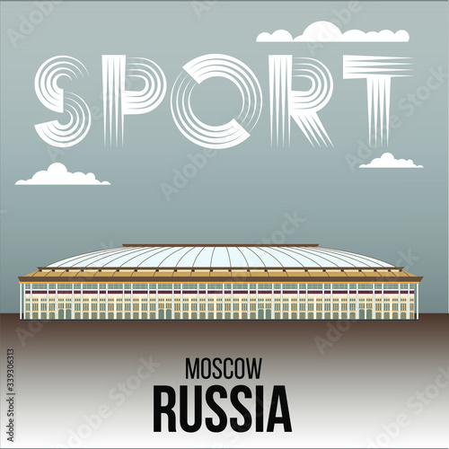 large stadium in Moscow