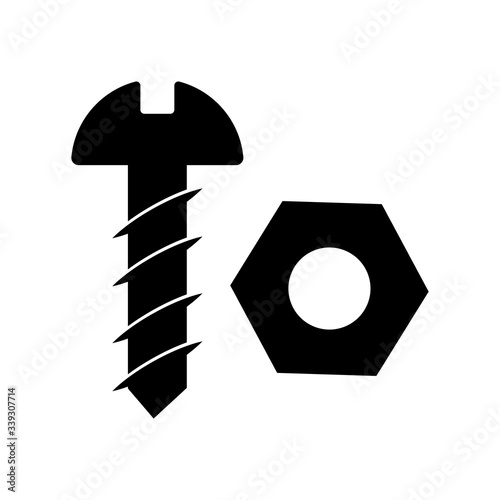 Nut and bolt icon.