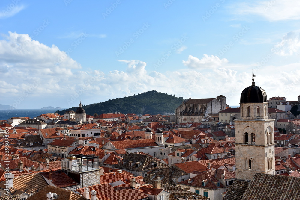 Fototapeta premium view of the old town of dubrovnik croatia