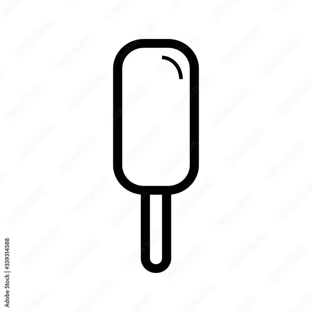Icecream icon on white background Icecream icon on white background