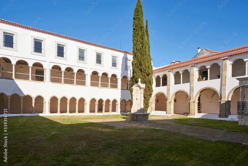 Portalegre Library in Santa Clara Convent, Portugal