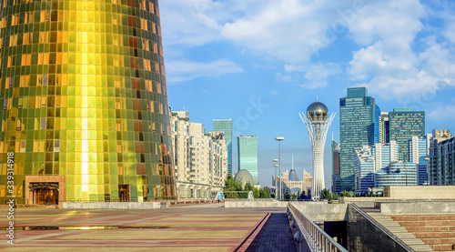 Nur-Sultan Astana modern skyline, Kazakhstan