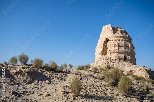 Watchtower Dessert Dunhaung Ancient City Ruins photo