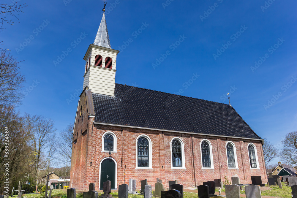 Historic church and graveyard in Oudemirdum, Netherlands Historic church and graveyard in Oudemirdum, Netherlands