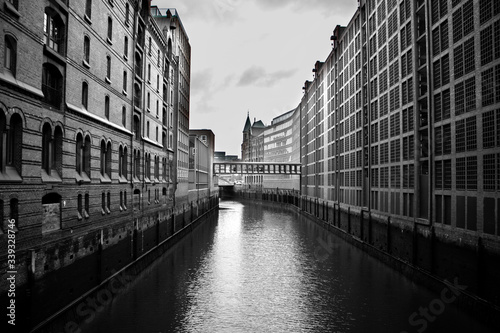 Speicherstadt cityscape in Hamburg