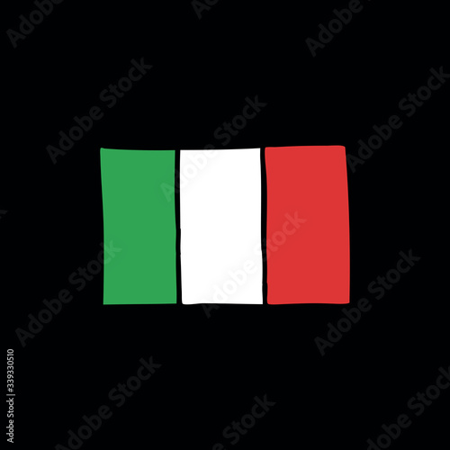flag of Italy doodle icon Free Download flag of Italy doodle icon - GFXLoad