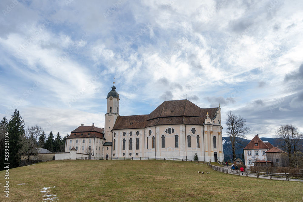 Pilgrimage Church of Wies in Steingaden, Weilheim Schongau district, Bavaria, Germany