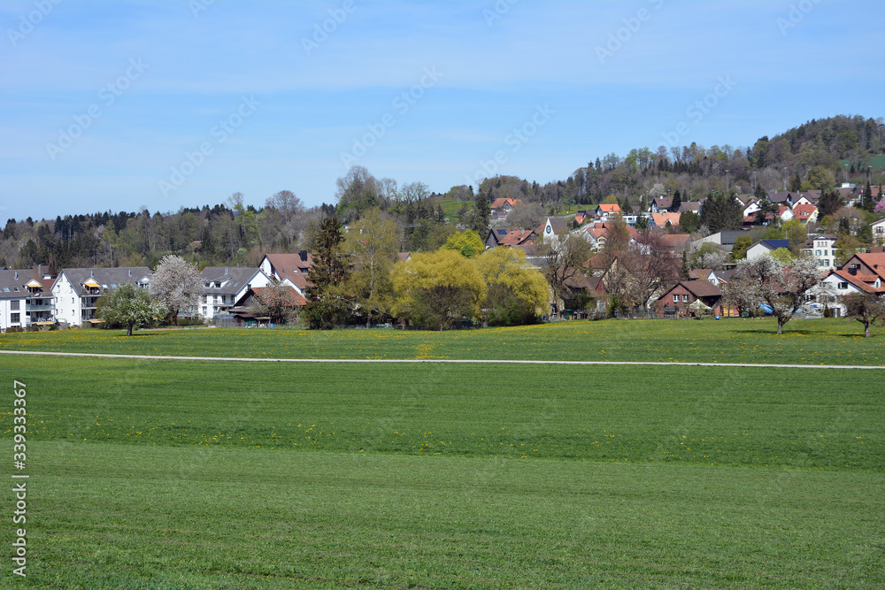 Das Dorf Weisslingen, Kanton Zürich