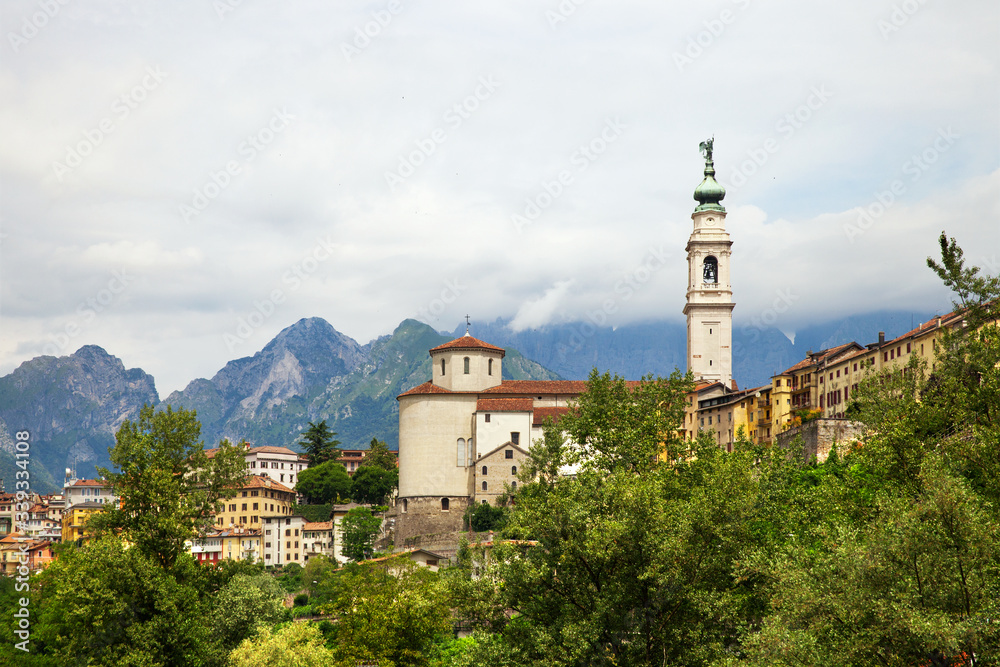 View of Belluno, Italy