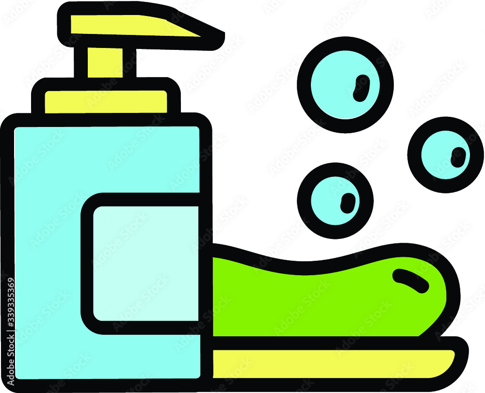 Obraz premium soap icon, clear icon