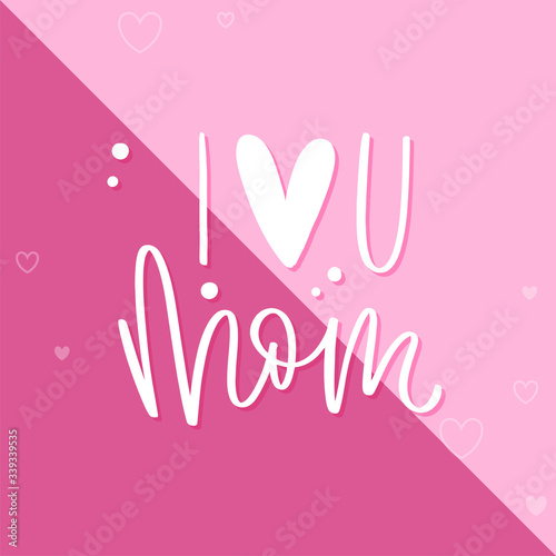 Poster for mom with text