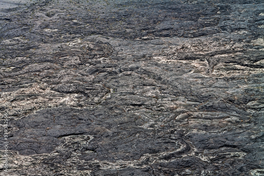 Lava Patterns on The Bottom of Kilauea Caldera, Hawaii Volcanoes National Park, Hawaii, Hawaii, USA