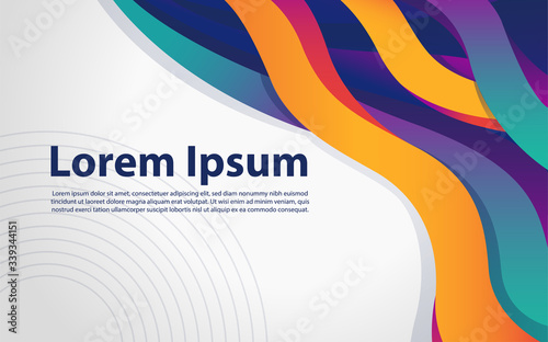 Creative geometric colorful bright background,