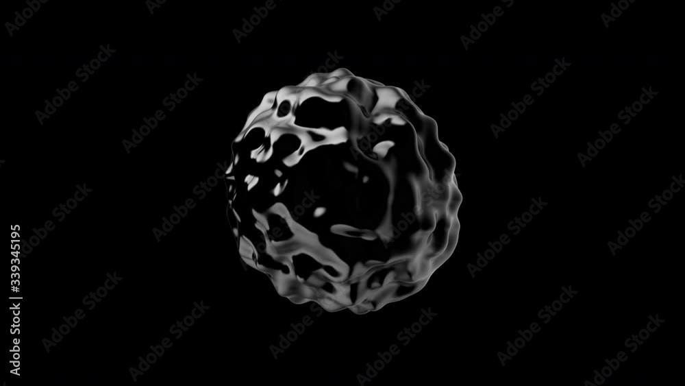 Fluid liquid blob, metaball morphing animation. Scattering and flowing of glossy liquid deforming organic molecule. Embedded alpha channel Fluid liquid blob, metaball morphing animation. Scattering and flowing of glossy liquid deforming organic molecule. Embedded alpha channel