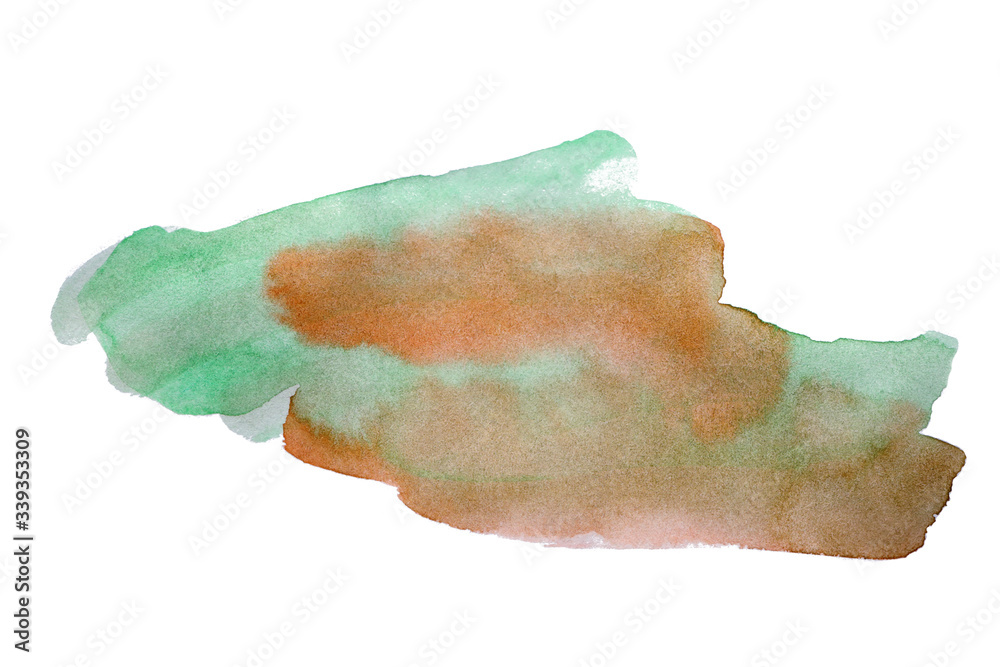 Abstract watercolor spot on white textured paper. Isolated. Hand-drawn background. Aquarelle brush stains on paper. For design, web, card, text, decoration, surfaces. Copy Space. Graffiti. Abstract watercolor spot on white textured paper. Isolated. Hand-drawn background. Aquarelle brush stains on paper. For design, web, card, text, decoration, surfaces. Copy Space. Graffiti.
