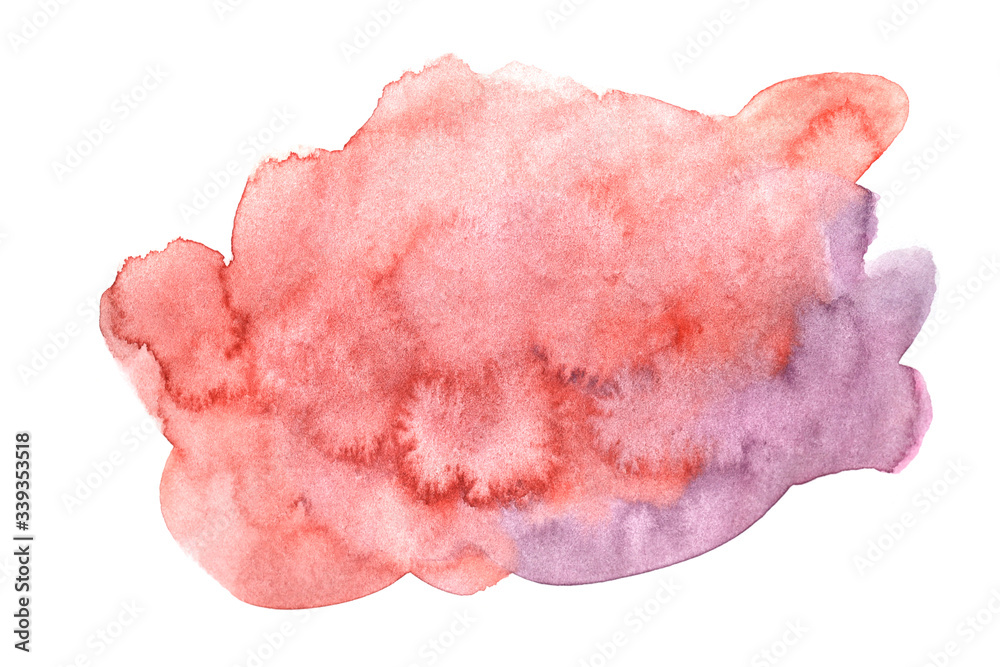 Abstract watercolor spot on white textured paper. Isolated. Hand-drawn background. Aquarelle brush stains on paper. For design, web, card, text, decoration, surfaces. Copy Space. Graffiti. Abstract watercolor spot on white textured paper. Isolated. Hand-drawn background. Aquarelle brush stains on paper. For design, web, card, text, decoration, surfaces. Copy Space. Graffiti.