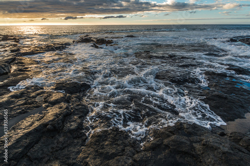 Pele's Well on The Kona Coast Of The Big Island of Hawaii, Hawaii, USA