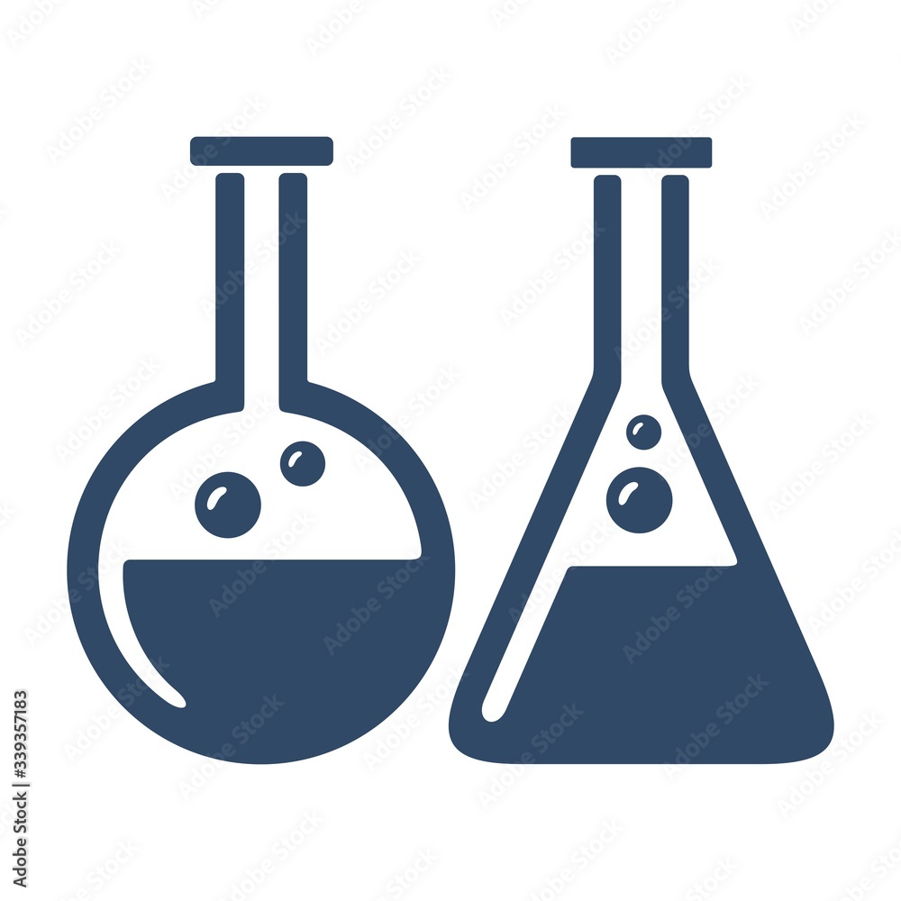 Pharmaceutical research and development icon. Drug formulating. Chemical engineering. Flask, molecule, capsules. Pharmacology. Biotechnology. Pharmaceutical research and development icon. Drug formulating. Chemical engineering. Flask, molecule, capsules. Pharmacology. Biotechnology.