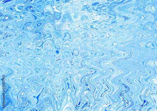 Marble effect painting. Abstract background with liquid paint. 
