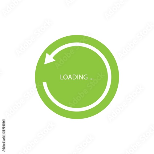 loading illustration vector design