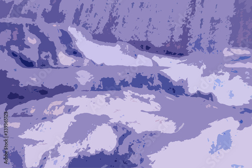 Abstract unique irregular soft splash and stroke colorful background