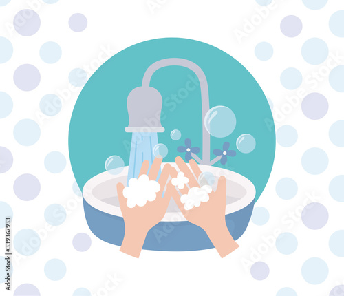 covid 19 pandemic prevention, wash hands frequently hygiene
