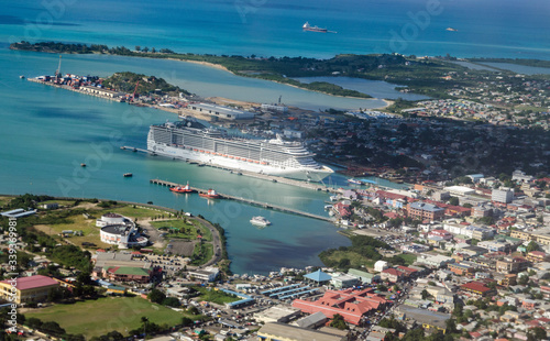 St John's Cruise Port, Antigua - Aerial View