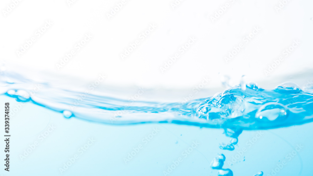 Water splash and ripple isolated on white background Water splash and ripple isolated on white background