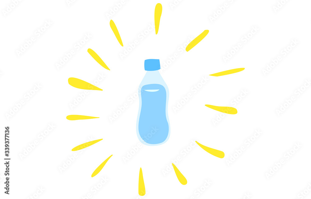 デフォルメしたペットボトルのイラスト Stock Vector Adobe Stock