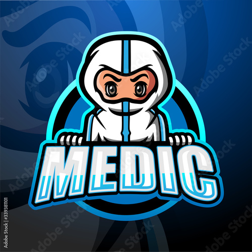 Medical esport mascot logo design