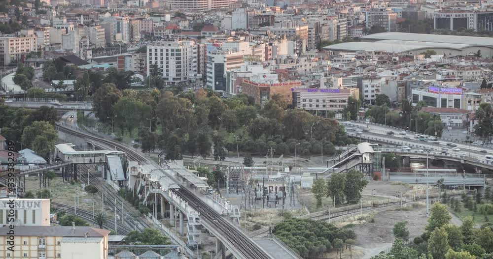 Beautiful city Izmir, Turkey. 4k Timelapse Beautiful city Izmir, Turkey. 4k Timelapse