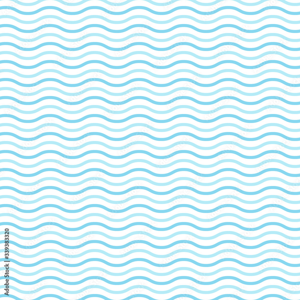 Bright blue and white wavy pattern. Bright blue and white wavy pattern.