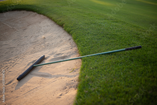 golf course in the grass