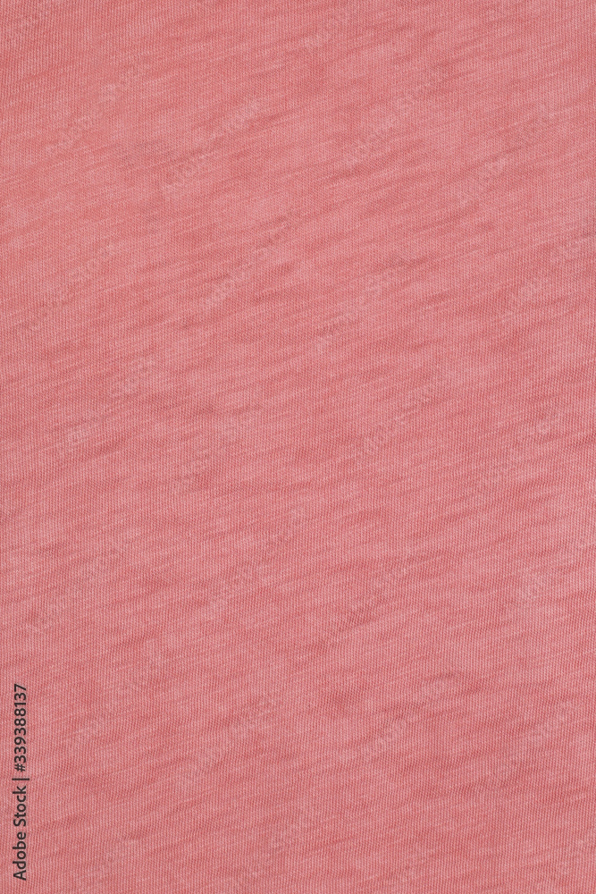 Fototapeta premium Red fabric close-up pattern