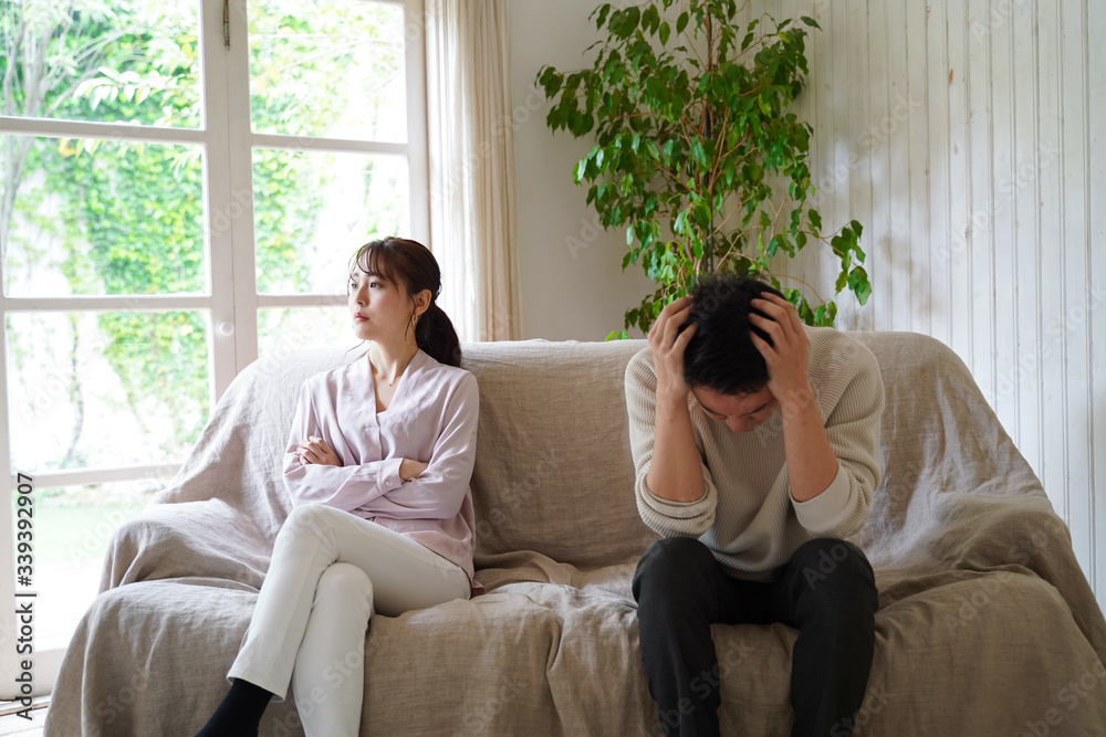 アジア人　カップル,夫婦のポートレート