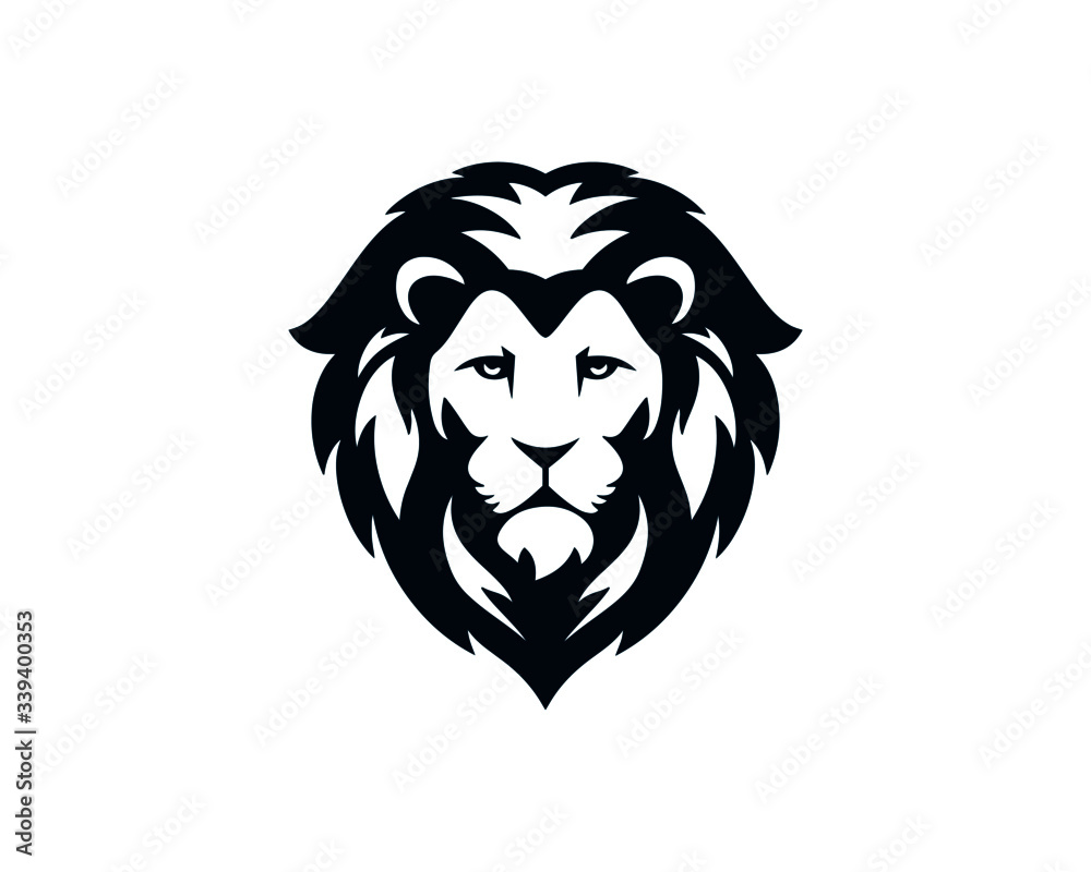 Stockvektorbilden lion logo, classic, club, elegant, emblem, gold ...
