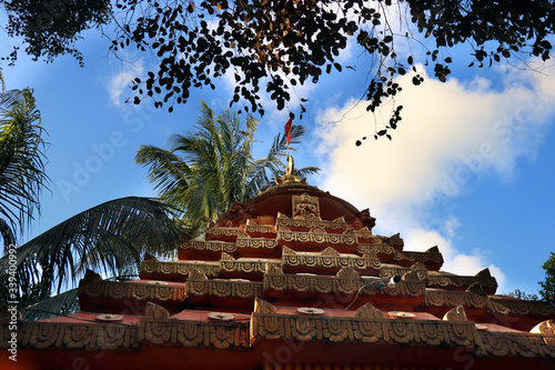 Gupta Vrindavan in Puri, Odisha, India. Sri Goura Bihar Ashrama. Interesting tourist place of Puri. Tourist spot in Puri Gupta Brindaban. photo