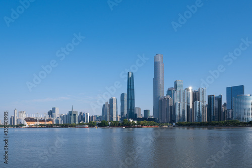 City architectural landscape in Guangzhou  China