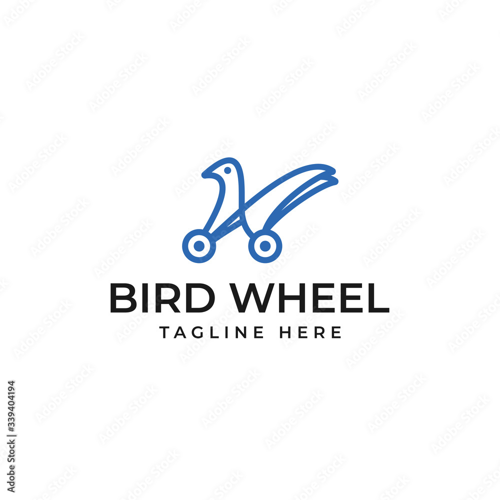 Design Logo Templates for your business, Modern and Lines Style, Abstract Animal Vector or birds and wheels Design Logo Templates for your business, Modern and Lines Style, Abstract Animal Vector or birds and wheels