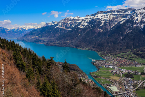 High View of Lake Brienz from Harder Kulm