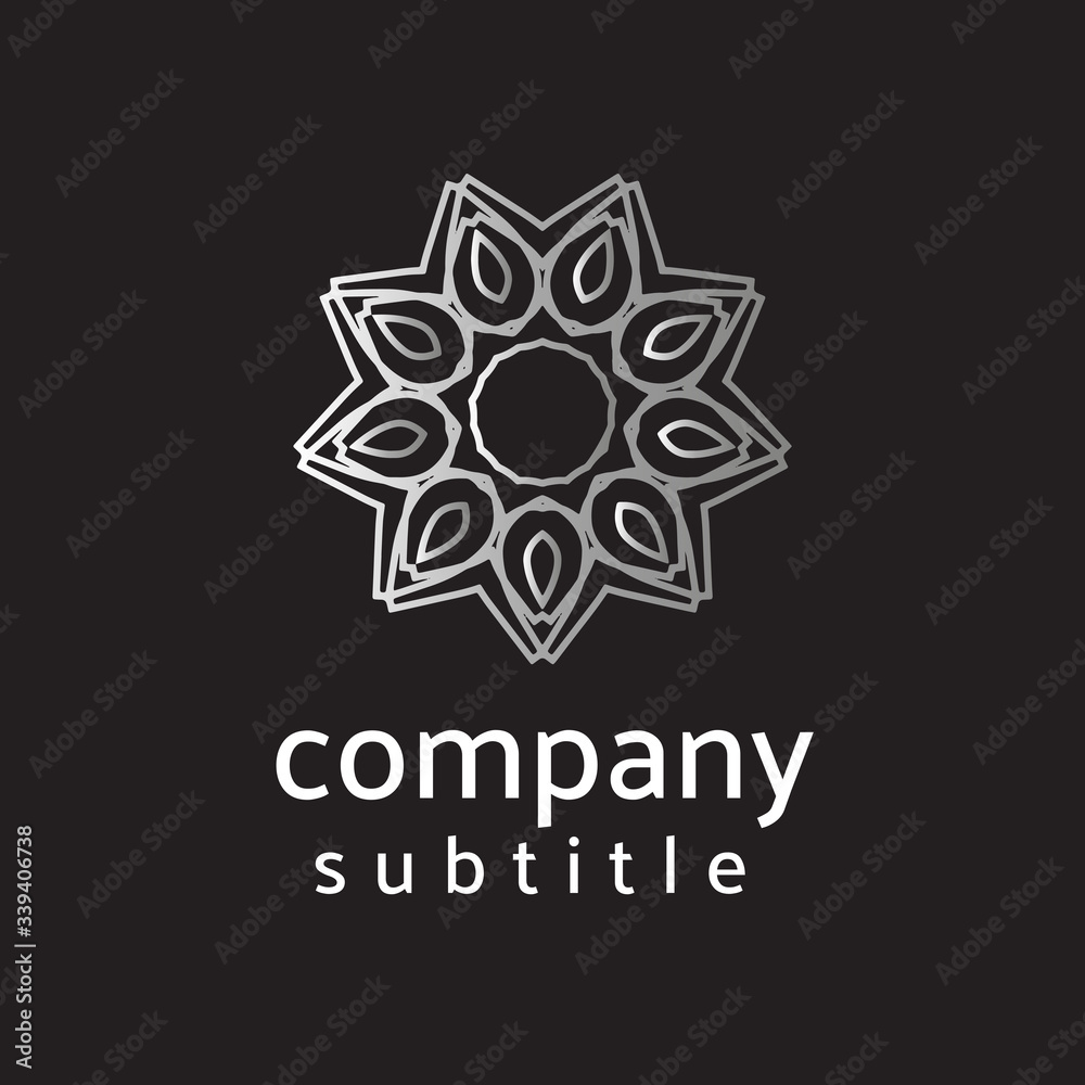 logo ornament gold logo ornament gold