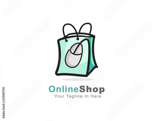 online bag shop logo design inspiration