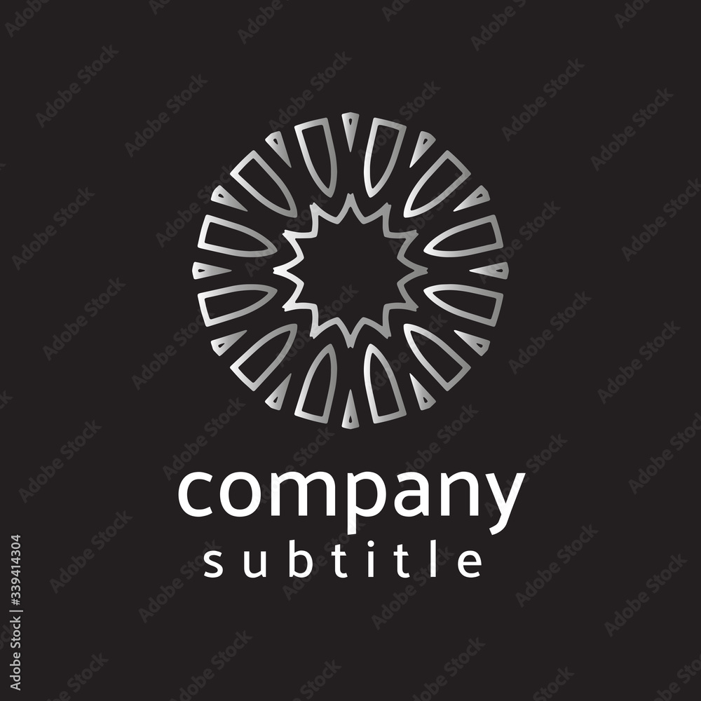 logo ornament gold