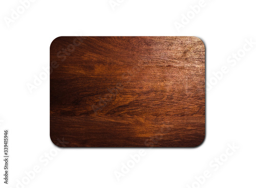 Modern wood board texture isolated on white background with copy space for design or work. clipping path