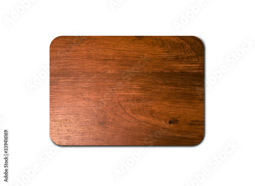 Modern wood board texture isolated on white background with copy space for design or work. clipping path