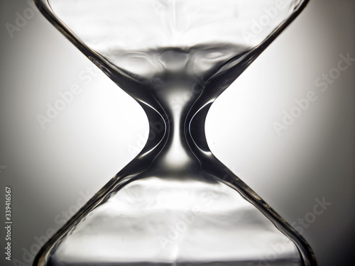 close up of hour glass
