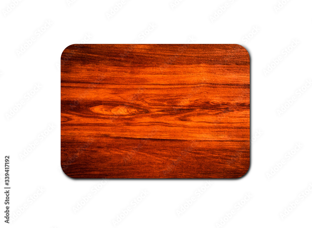 Closeup of pine wooden board isolated on white background with copy space and clipping path for design Closeup of pine wooden board isolated on white background with copy space and clipping path for design