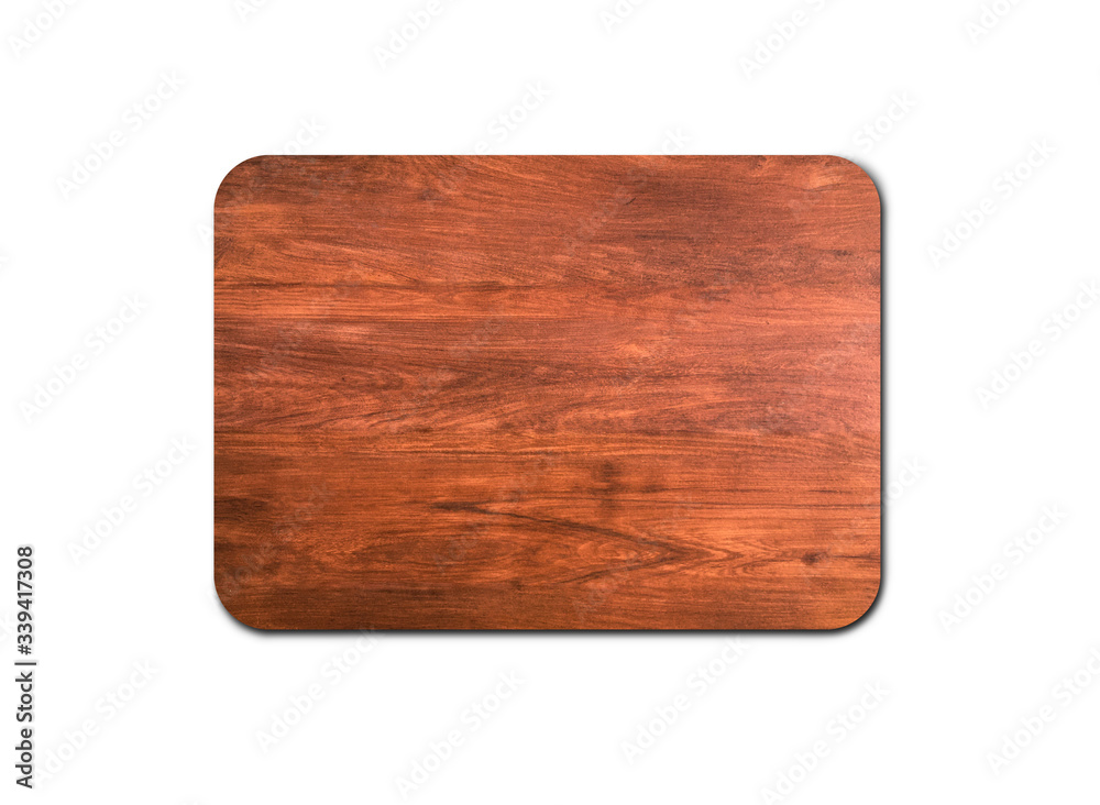 Closeup of pine wooden board isolated on white background with copy space and clipping path for design Closeup of pine wooden board isolated on white background with copy space and clipping path for design